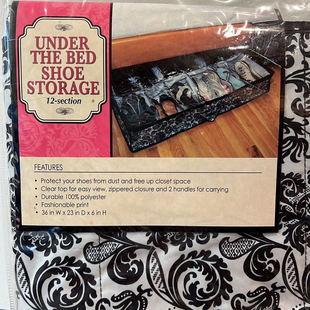Under Bed Shoe Storage